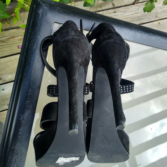 Strappy Black Heels - Picture 3 of 7